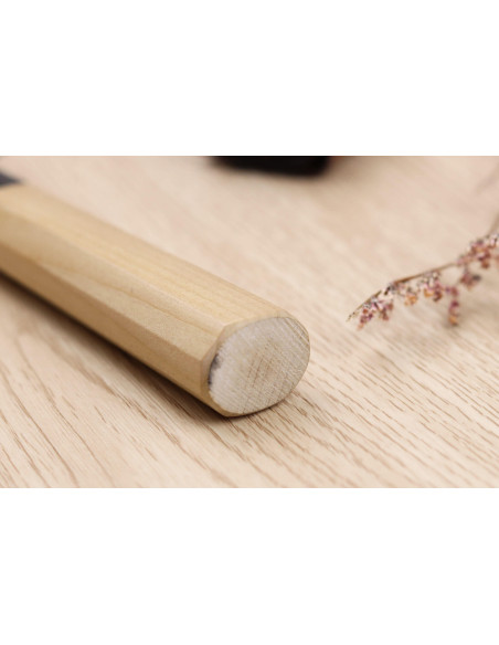 Sakai Kikumori Kikuzuki Kuro 13,5cm universaali kiritsuke veitsi, käsintehty Japanissa.