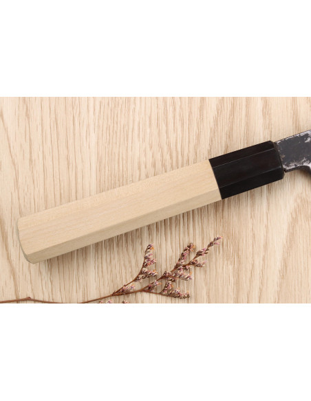 Sakai Kikumori Kikuzuki Kuro 24 cm japansk håndlavet yanagiba-kniv
