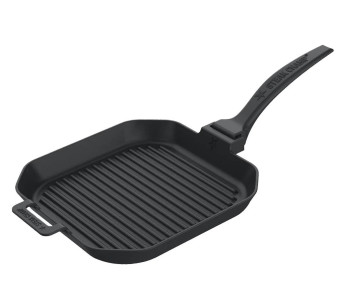 Padella per grigliare Steak Champ in ghisa 26x26x3,5cm