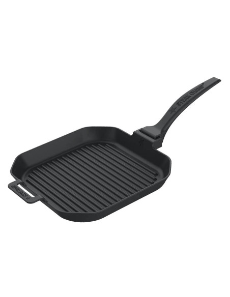 Steak Champ grillpanne i støpejern 26x26x3,5cm