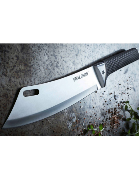 Faca para churrasco Steak Champ de 22 cm com cabo em polímero