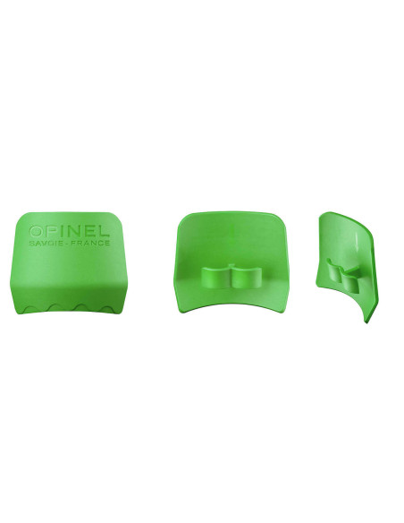 Opinel Le Petit Cuchillo de Chef + Pelador + Protector de Dedos - Verde