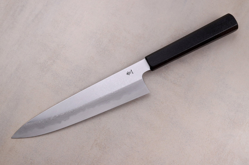 Kagekiyo Damasco Yoshikazu Tanaka 21 cm coltello da chef giapponese fatto a mano + Saya