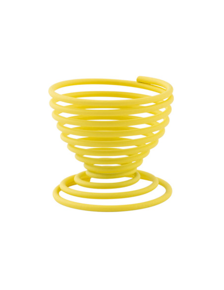 Eierbecher Spiral Point-Virgule Wire gelb