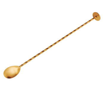 26,5 cm Point Virgule cocktailsked i guldpläterat rostfritt stål