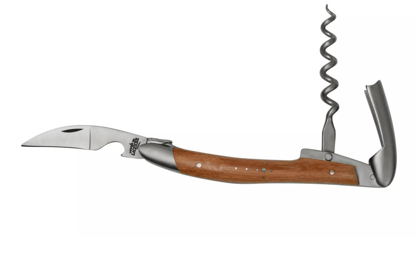 Forge de Laguiole vintjenerkniv med skaft af vinranke, satinfinish