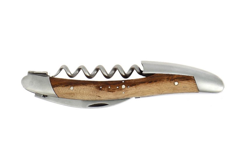 Forge de Laguiole vintjenerkniv med skaft af vinranke, satinfinish