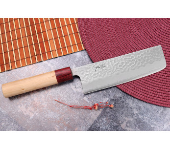 Tsunehisa Aogami Super gehamerd 16,5cm handgemaakt Japans nakiri mes 2