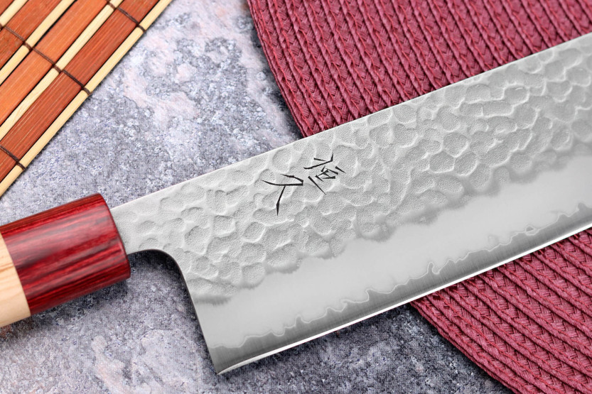 Tsunehisa Aogami Super gehamerd 16,5cm handgemaakt Japans nakiri mes