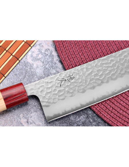 Tsunehisa Aogami Super vasaroitu 16.5cm käsintehty japanilainen nakiri veitsi