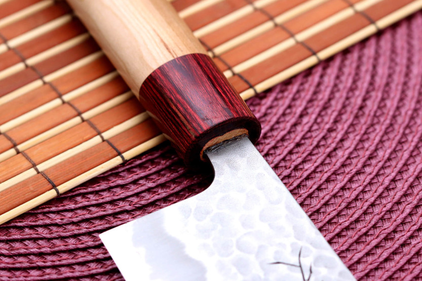 Tsunehisa Aogami Super gehamerd 16,5cm handgemaakt Japans nakiri mes