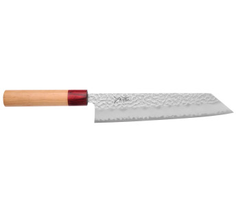 Tsunehisa Aogami Super martillado 21cm cuchillo japonés kiritsuke hecho a mano