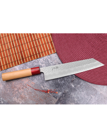 Tsunehisa Aogami Super gehamerd 21cm handgemaakt Japans kiritsuke mes