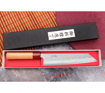 Tsunehisa Aogami Faca japonesa kiritsuke super martelada de 21 cm feita à mão 2