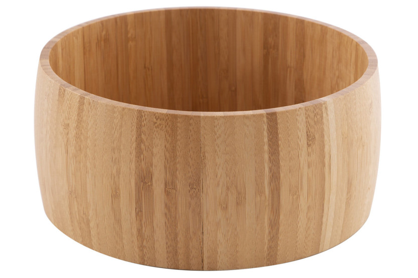 Point Virgule rund salatskål i FSC®-bambus 25 cm