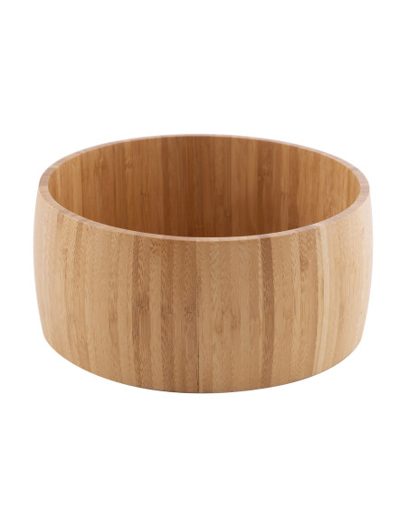 Salatschüssel rund Punkt Komma aus FSC®-Bambus 25cm