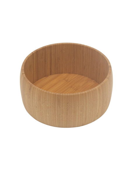 Salatschüssel rund Punkt Komma aus FSC®-Bambus 25cm