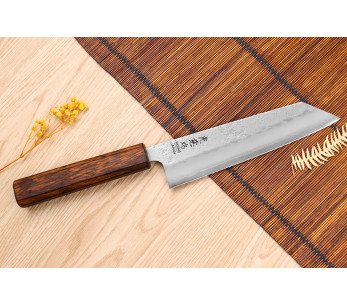 Wusaki Yoshi G3 quercia 17 cm, coltello bunka giapponese fatto a mano 2