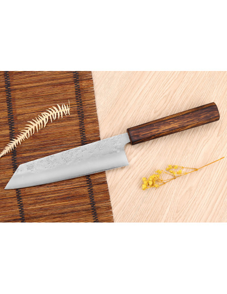 Japanisches handgefertigtes Bunka-Messer Wusaki Yoshi G3 Eiche 17cm