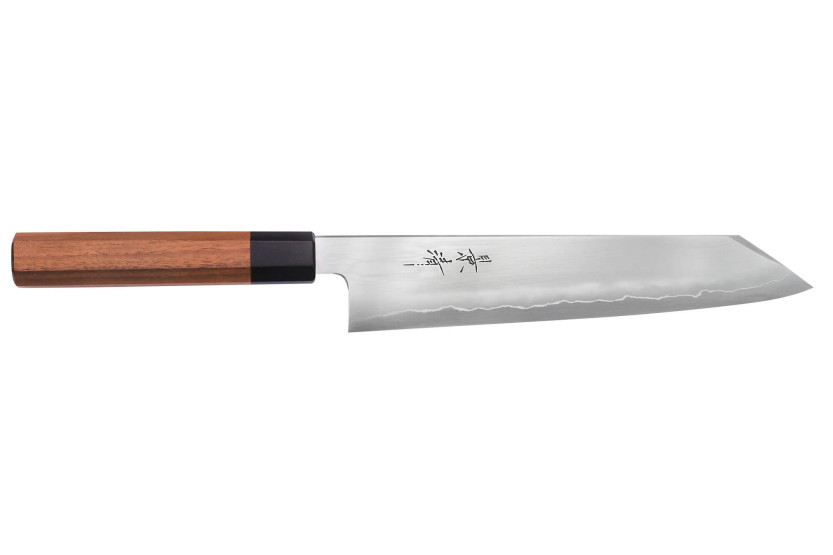 Kagekiyo Kurumi Ginsan 24cm handmade Japanese kiritsuke knife