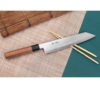 Kagekiyo Kurumi Ginsan 24cm handgjord japansk kiritsuke-kniv 2