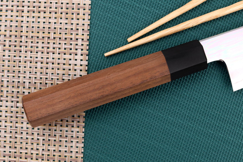 Kagekiyo Kurumi Ginsan 24cm handmade Japanese kiritsuke knife