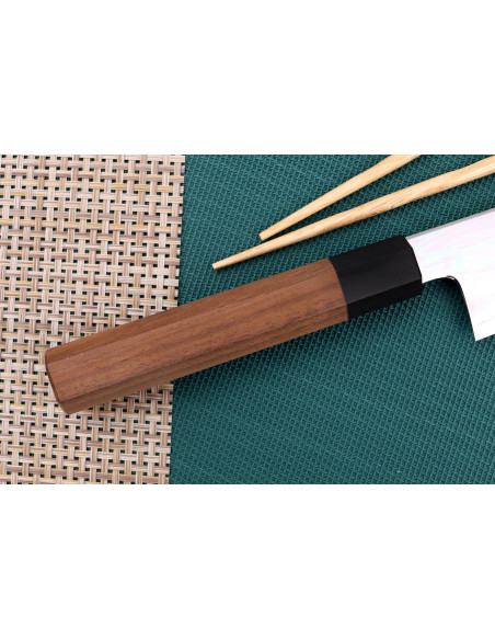 Kagekiyo Kurumi Ginsan 24 cm håndlaget japansk kiritsuke-kniv