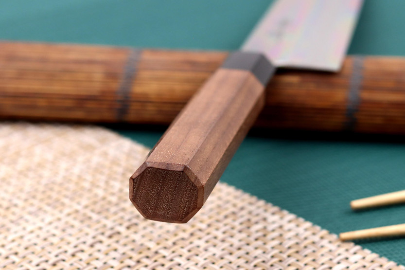Kagekiyo Kurumi Ginsan 24cm handmade Japanese kiritsuke knife