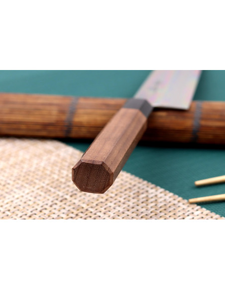 Kagekiyo Kurumi Ginsan 24 cm håndlaget japansk kiritsuke-kniv