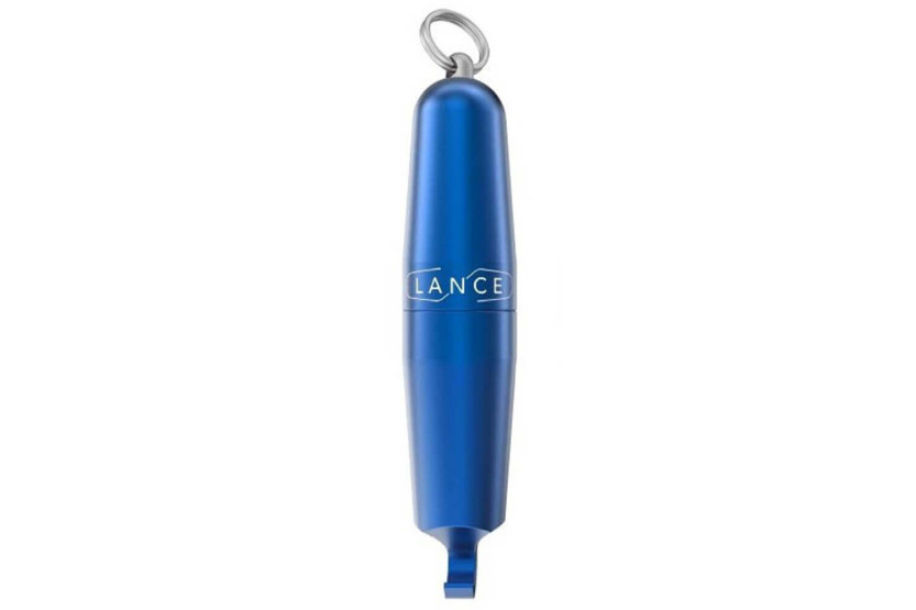 Saca-rolhas de alumínio Blue Lance fabricado em França