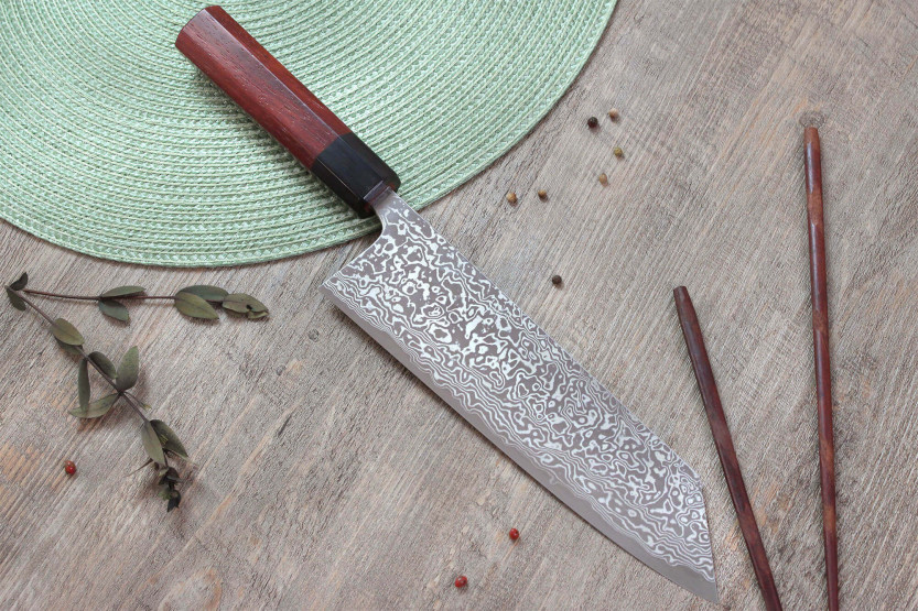 Masashi Yamamoto SLD damascus 21cm handgemaakt Japans kiritsuke mes