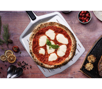 Ooni 30 cm perforert pizzaskall i anodisert aluminium 2