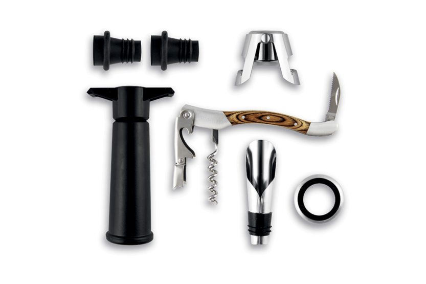 Legnoart Memorabile estuche sommelier con 7 accesorios