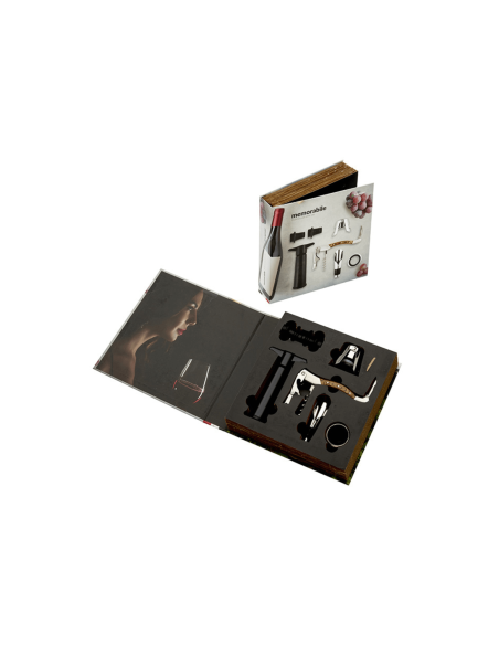 Legnoart Memorabile estuche sommelier con 7 accesorios
