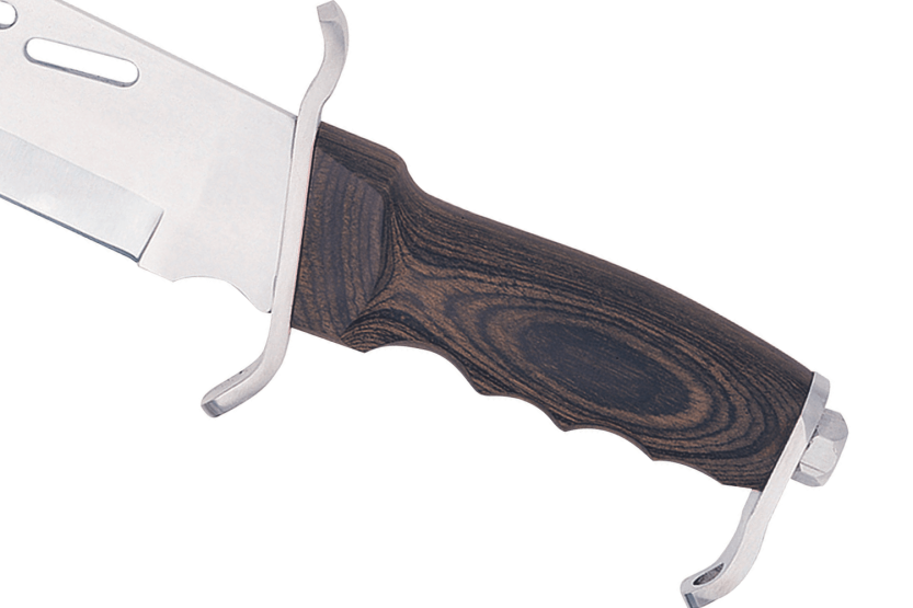 Herbertz 105928 coltello 28 cm lama in acciaio inox manico in pakkawood con fodero