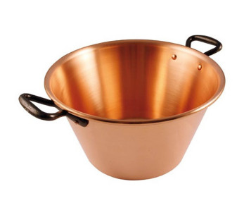 Bacia de gelatina de cobre maciço 4L ø26,5cm