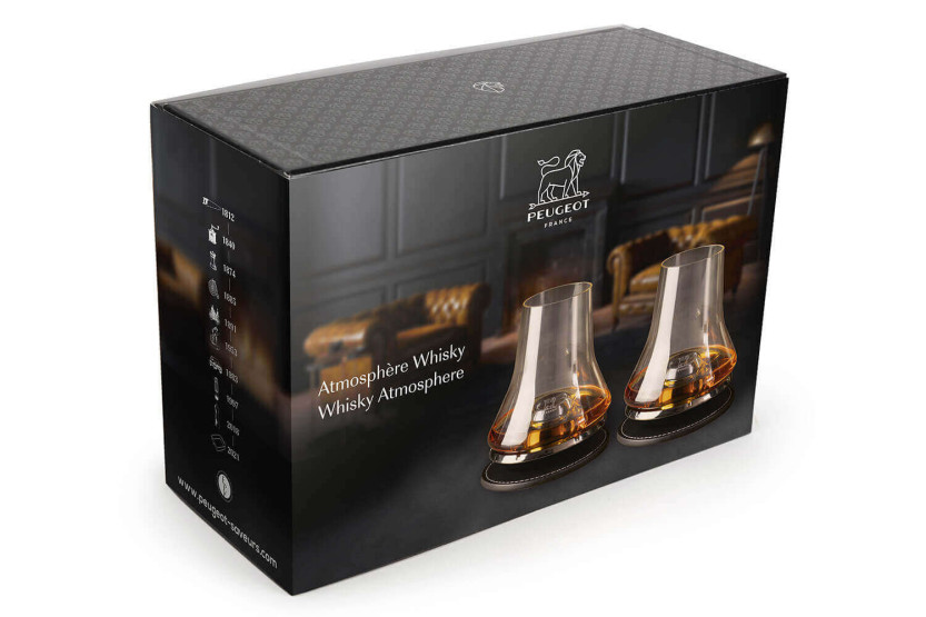 Peugeot gaveæske med whiskysmagning Atmosphère Whisky