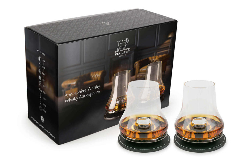 Peugeot gaveæske med whiskysmagning Atmosphère Whisky