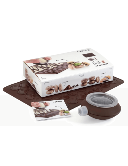 Set für 24 Lékué-Makronen inkl. Rezepte
