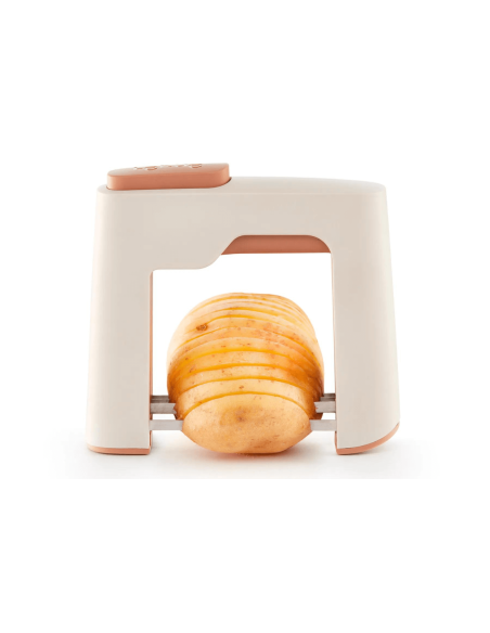 Hasselback Lékué cutter with push button