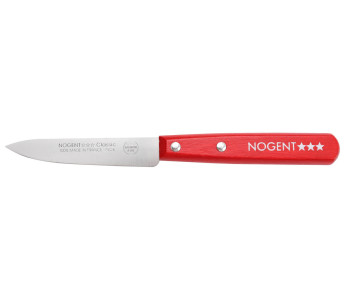 Nogent Classic skalkniv Handtag av körsbärsröd avenbok 9 cm blad