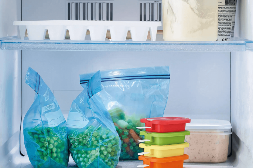 Set med 4 Lékué glassformar i silikon 95 ml - 4 färger