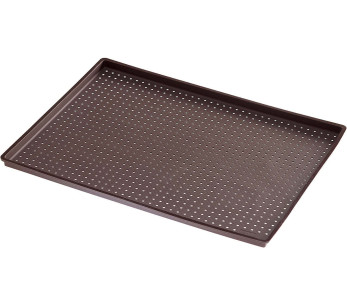 Tappeto per pizza Lékué 30x40cm in silicone marrone platino