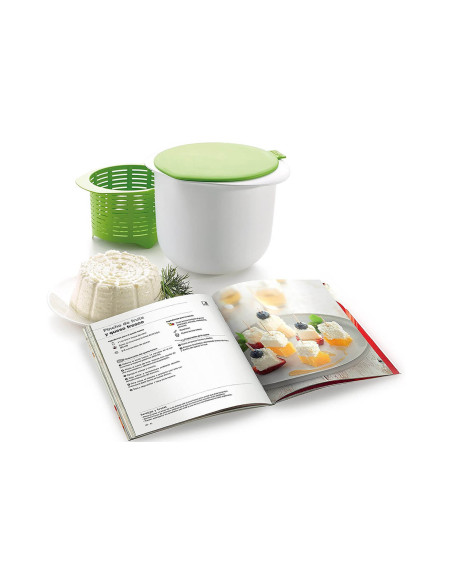 Kit de preparación de queso casero Lékué Cheese Maker + Libro de recetas