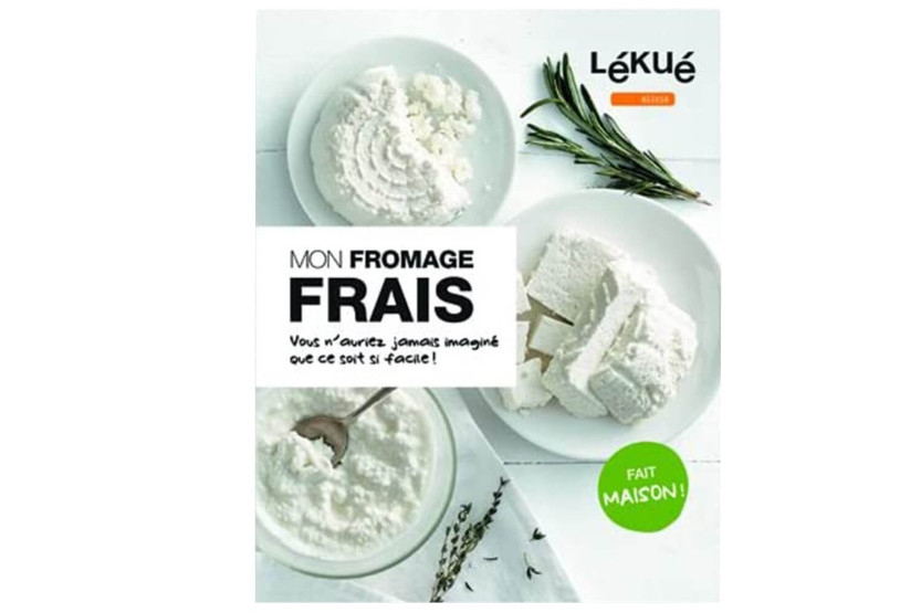 Lékué Cheese Maker kit för beredning av hemlagad ost + receptbok