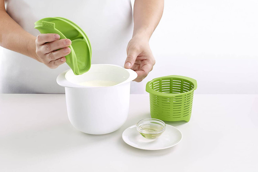 Kit de preparación de queso casero Lékué Cheese Maker + Libro de recetas