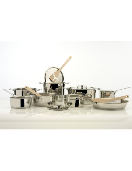Alessi Pots&Pans 7-delt kokekar i rustfritt stål 18/10 designet av Jasper Morrison