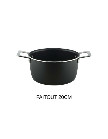Conjunto de panelas de 6 peças Alessi Pots&Pans desenhado por Jasper Morrison