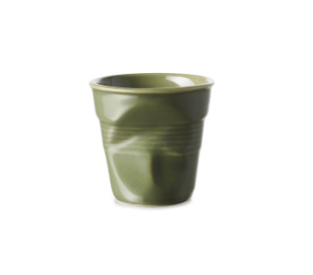 Revol Cappuccino Froissé 18cl posliinimuki Garrigue Green (vihreä) 2