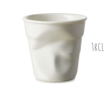 Revol Cappuccino Froissé 18cl posliini muki Blanc Coquille